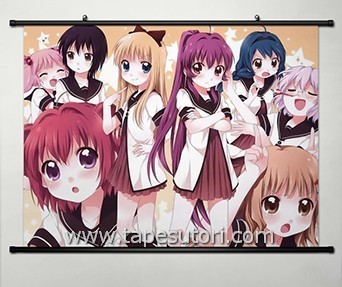 ゆるゆり　タペストリー ゆるゆり×サンリオキャラクターズ BIGタペストリー 結衣